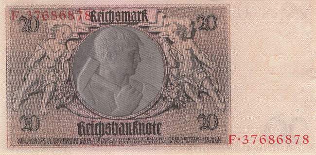 20 Mark 1929ro.174b M/F